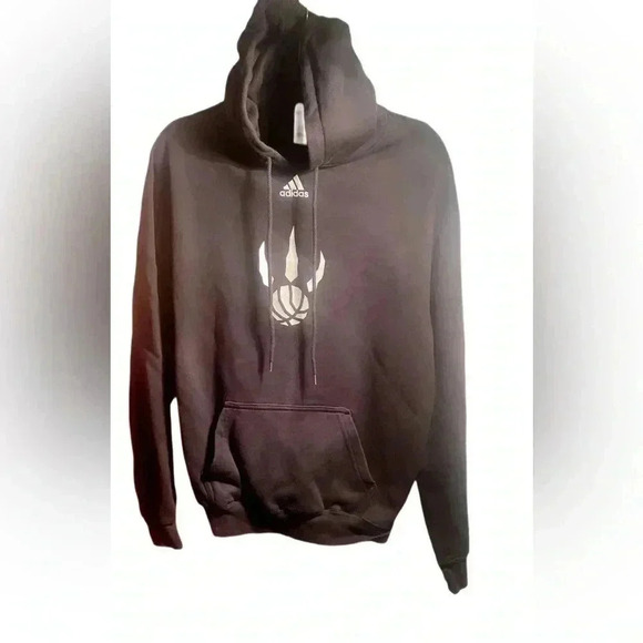 adidas Tops - Adidas x Toronto Raptor 2010  unisex casual athletic black long sleeve hoodie S